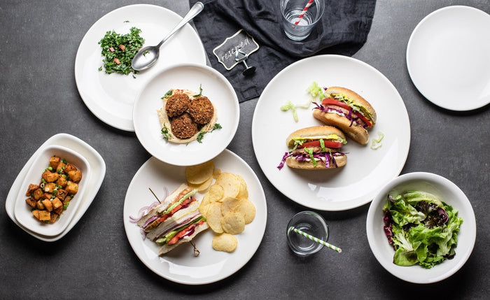 Bonna Gebaksbord - Gourmet - Porselein - 19 cm - set van 6