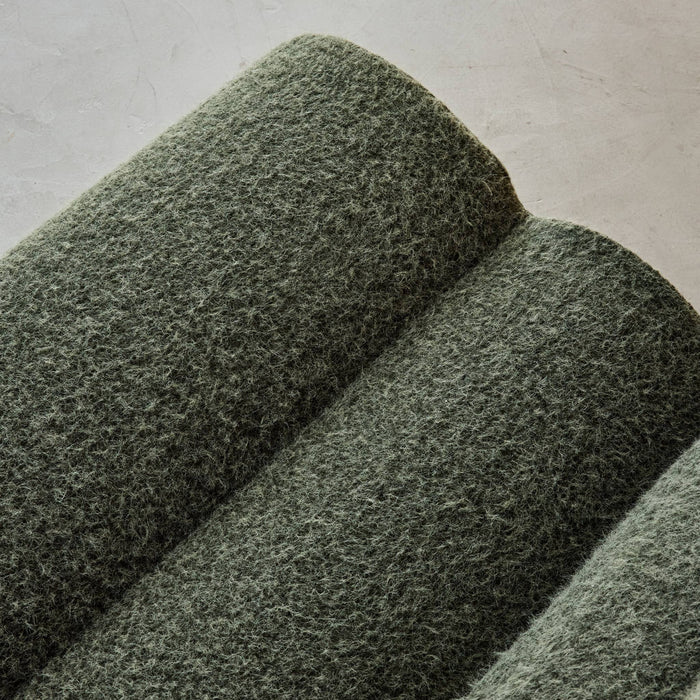 sweeek - Stoffen fauteuils effect alpaca 1 zitplaats (set van 2)