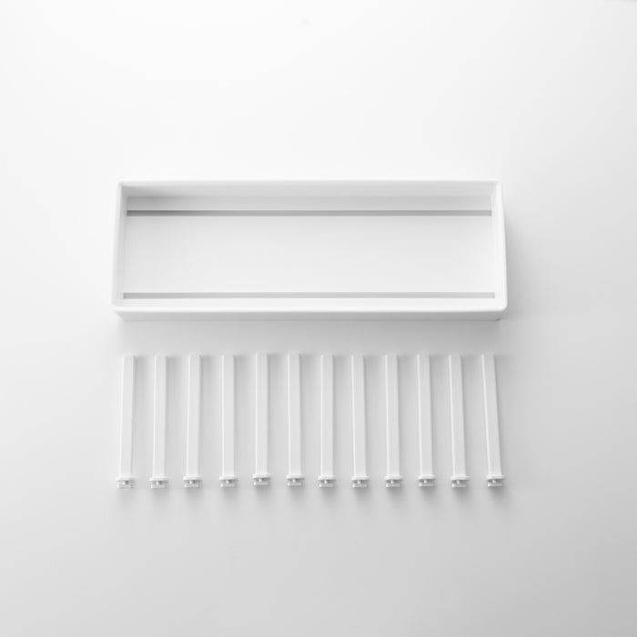 Yamazaki Tower Deksel & pannenhouder verstelbaar - Wit