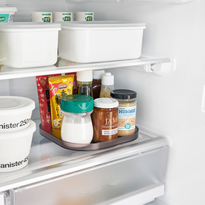 Yamazaki Tower Opbergbakje draaibaar smal - Zwart