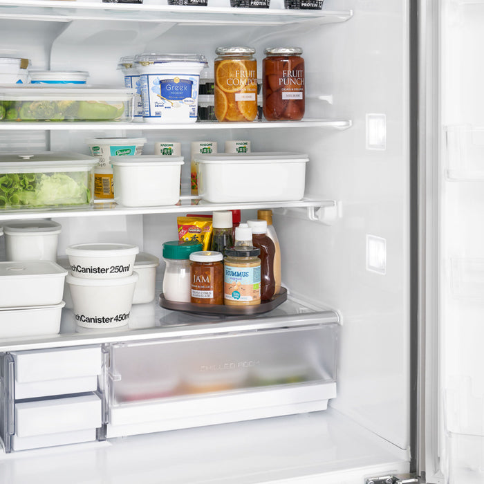 Yamazaki Tower Opbergbakje draaibaar smal - Zwart