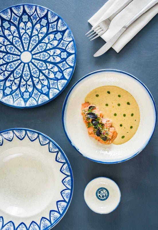 Bonna Pastabord - Esnaf - Porselein - 24 cm (400cc) - set van 2