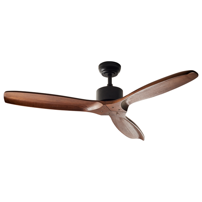 Beliani - ARANI - Plafondventilator - Donkerbruin - Hout