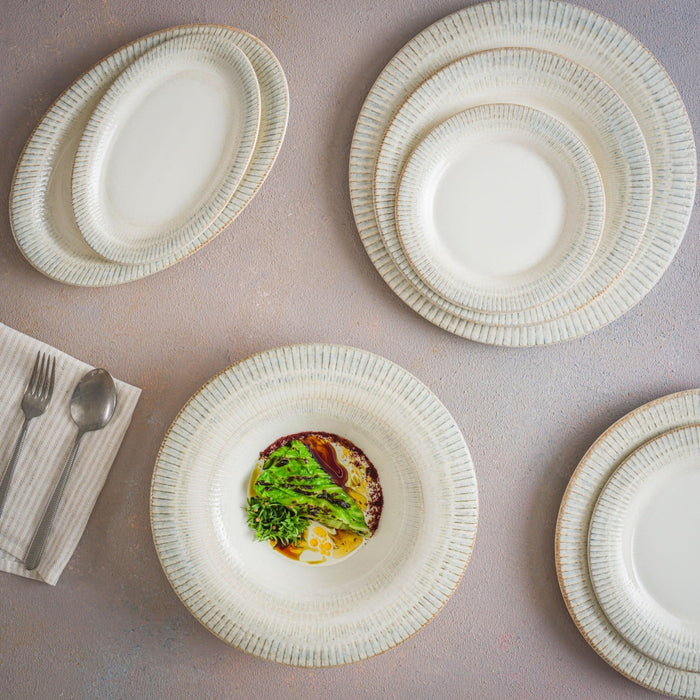 Bonna Serveerschaal - Galata - Porselein - 22 cm - set van 2