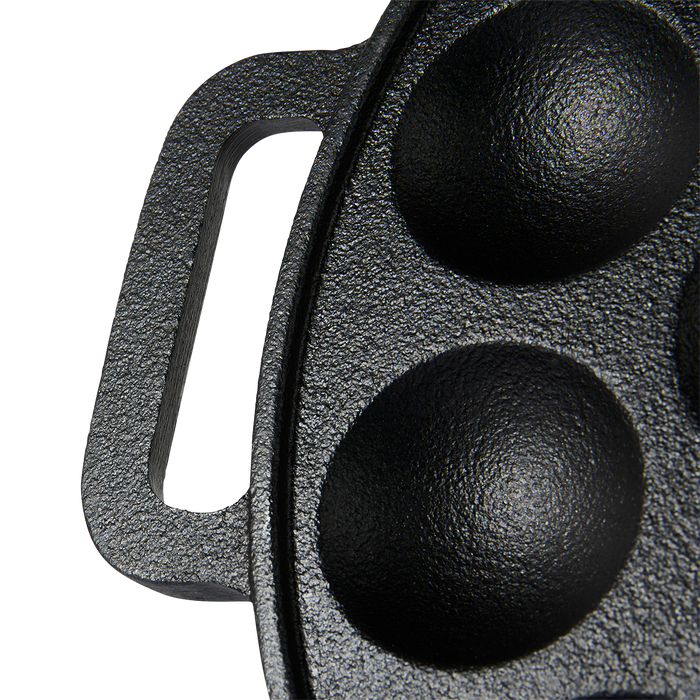 Byron gietijzeren poffertjespan - complete set