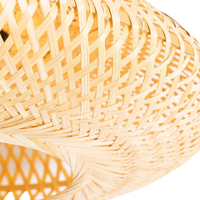 QAZQA Oosterse plafondlamp bamboe 40 cm - Ostrava