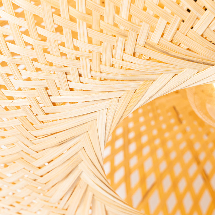 QAZQA Oosterse plafondlamp bamboe 40 cm - Ostrava