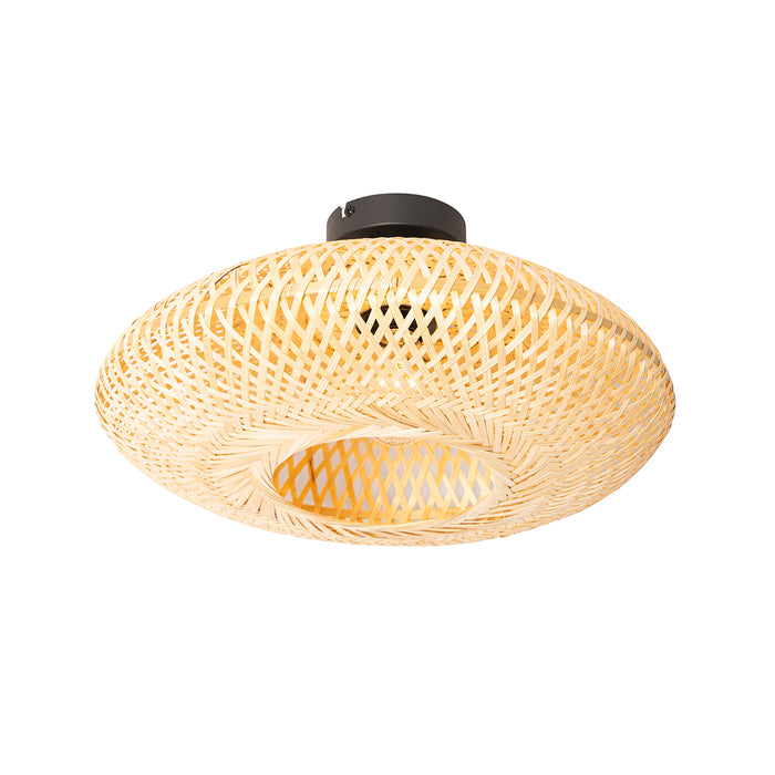 QAZQA Oosterse plafondlamp bamboe 40 cm - Ostrava