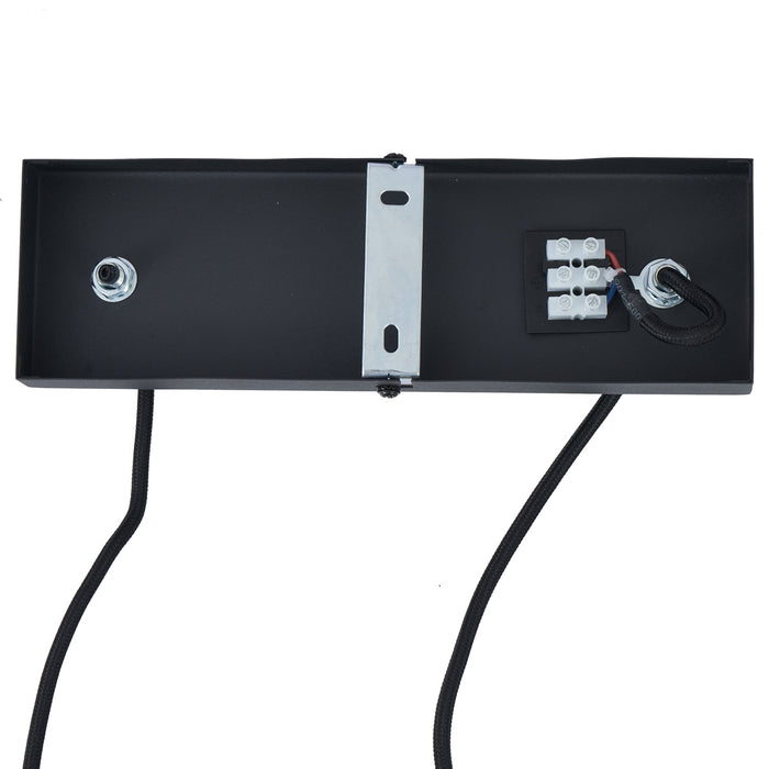 QAZQA Moderne hanglamp zwart 6-lichts - Jeana Straight