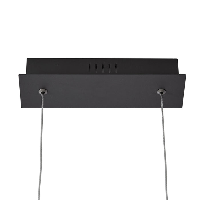 QAZQA Design hanglamp zwart 110cm incl. LED 3-staps dimbaar - Wokkel