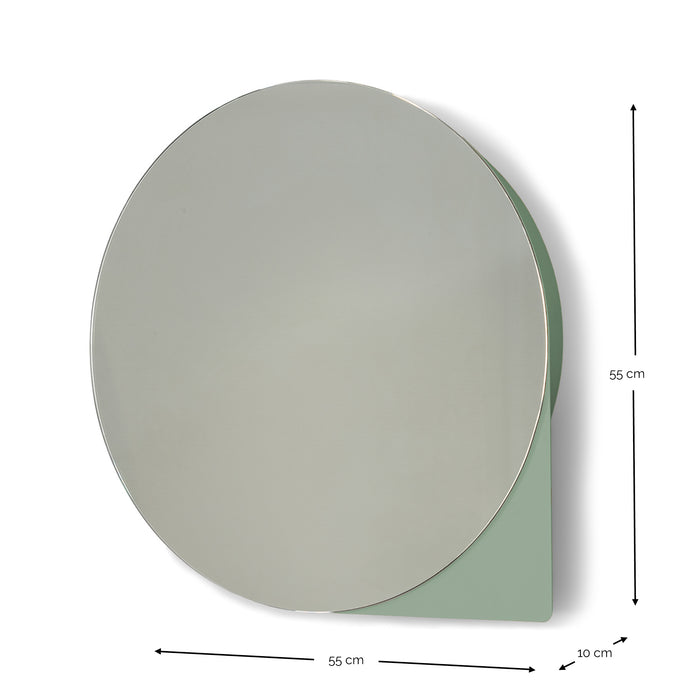 Spinder x BUDDE spiegelkast Sonnet L - Dusty Green