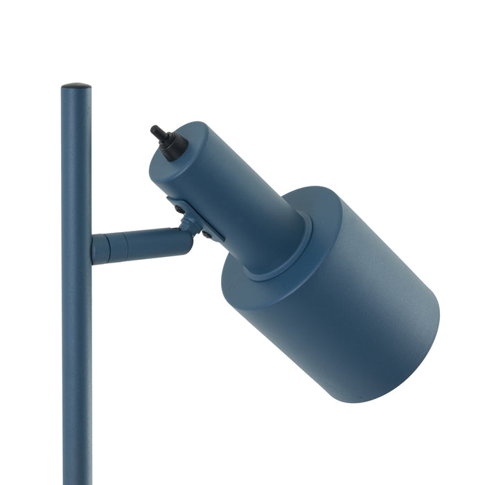 QAZQA Moderne vloerlamp blauw 2-lichts - Stijn