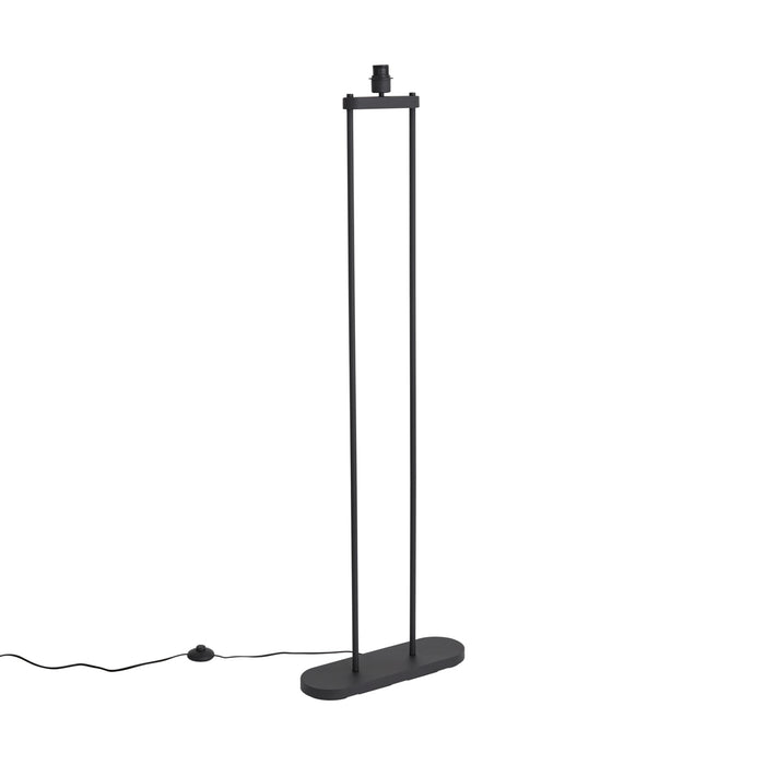 QAZQA Moderne vloerlamp zwart - Thijmen