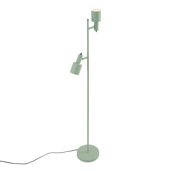 QAZQA Moderne vloerlamp groen 2-lichts - Stijn