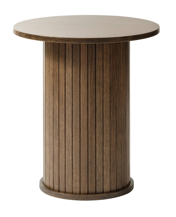 Hygge Interiors Nola Ronde Bijzettafel Gerookt Eiken