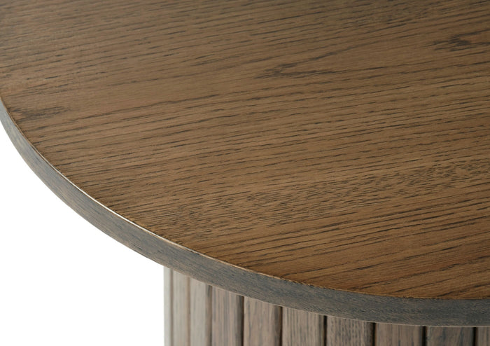 Hygge Interiors Nola Ronde Bijzettafel Gerookt Eiken