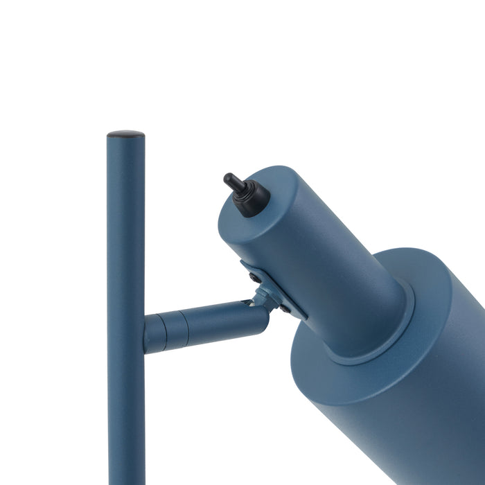 QAZQA Moderne tafellamp blauw - Stijn