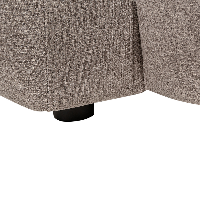 Beliani - AFOSS - Driezitsbank - Taupe - Polyester