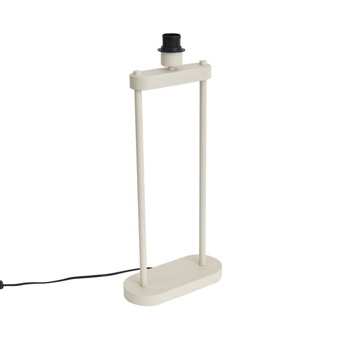 QAZQA Moderne tafellamp beige - Thijmen