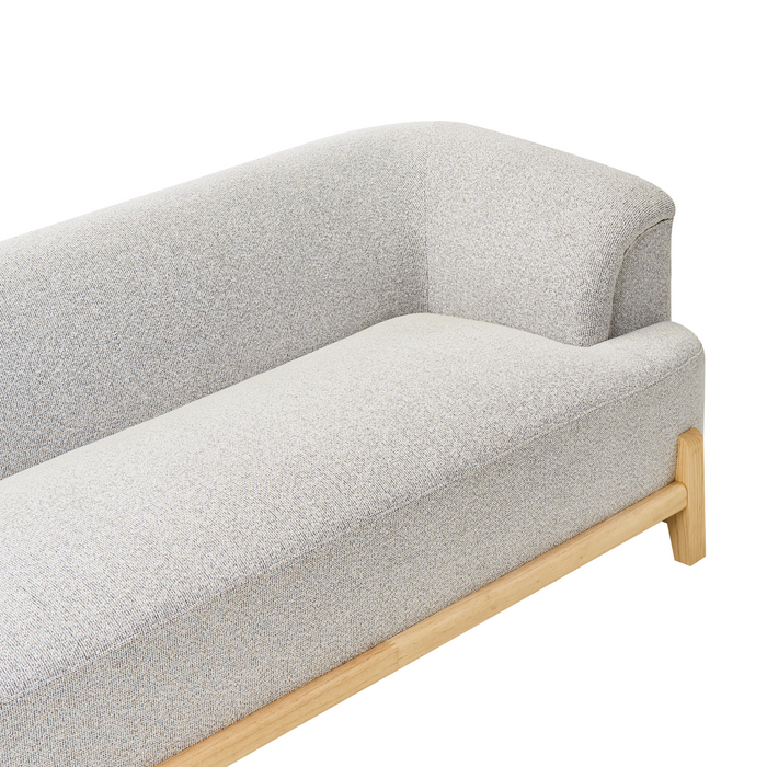 Beliani - ALNOR - Tweezitsbank - Lichtgrijs - Polyester