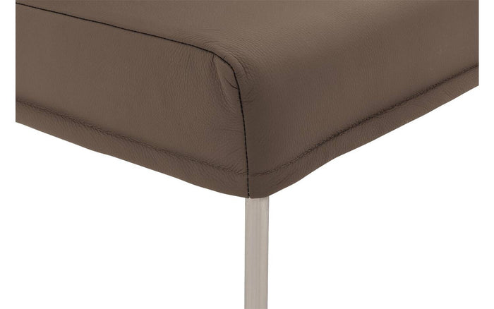 Goossens Eetkamerbank Funk, Zonder arm, 210 cm breed