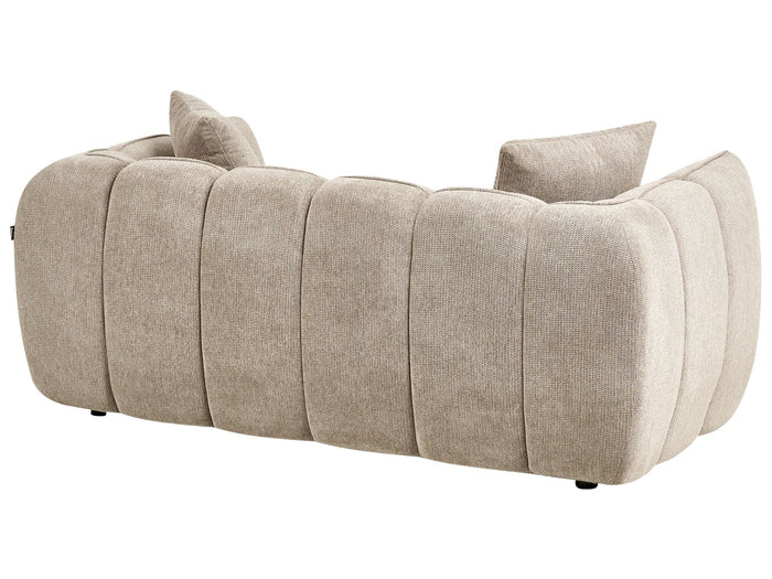 Beliani - NESS - Tweezitsbank - Taupe - Polyester