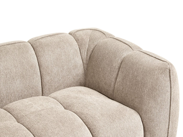 Beliani - NESS - Tweezitsbank - Taupe - Polyester