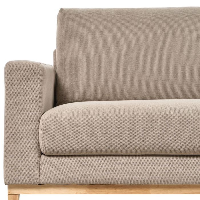 Beliani - SIGGARD - Hoekbank - Taupe - Linkszijdig - Polyester