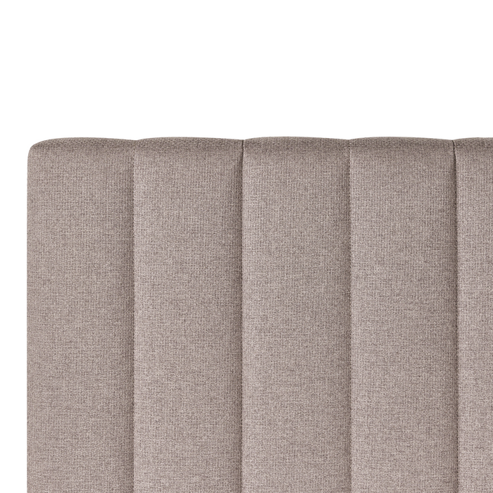 Beliani - OFFICER - Boxspringbed - Taupe - 160 x 200 cm - Polyester