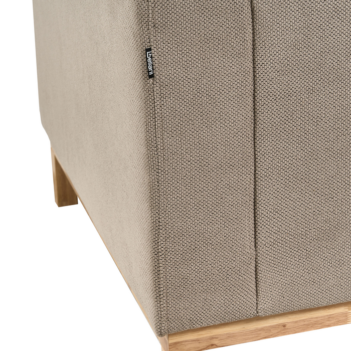 Beliani - SIGGARD - Hoekbank - Taupe - Linkszijdig - Polyester