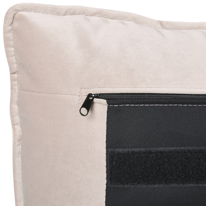 Beliani - BAJONNA - Tweepersoonsbed - Taupe - 160 x 200 cm - Stof