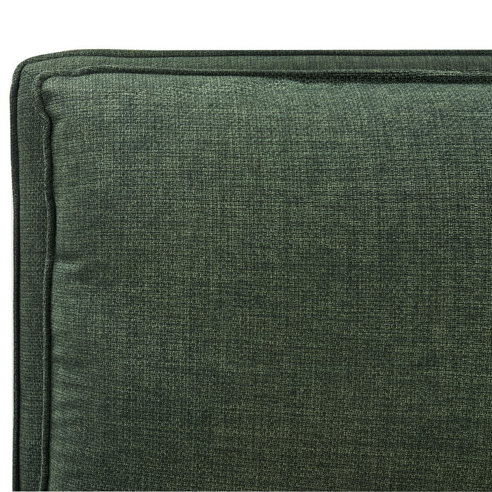 Beliani-BAJONNA-Tweepersoonsbed-Donkergroen-180 x 200 cm-Polyester