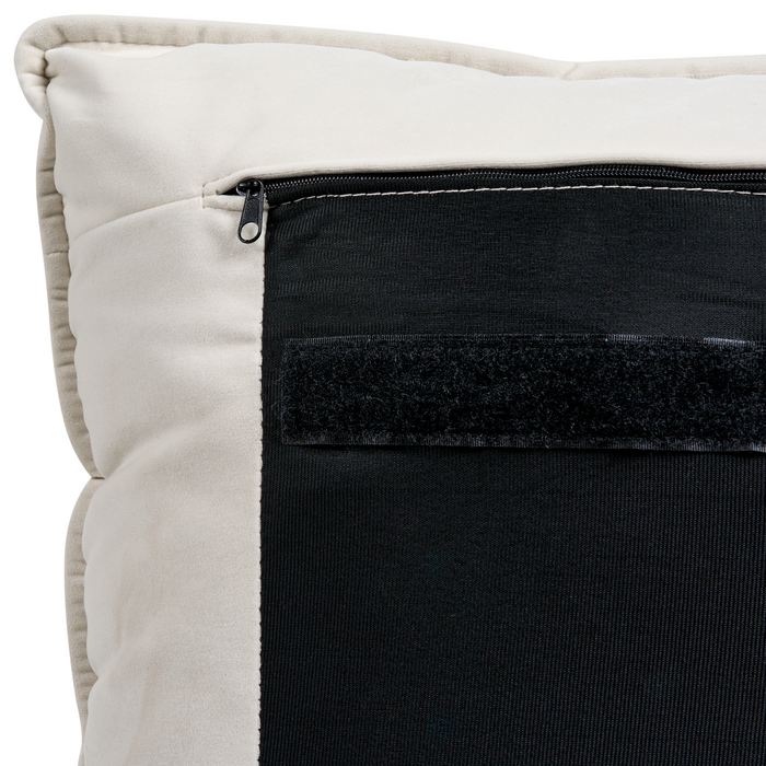 Beliani-BAJONNA-Tweepersoonsbed-Lichtbeige-180 x 200 cm-Polyester