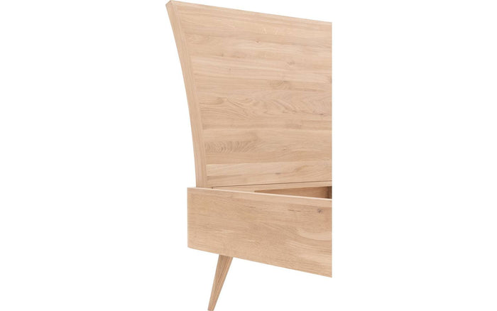 Goossens Excellent Bedframe Dodge - 90 x 200 - Eiken naturel - Hout