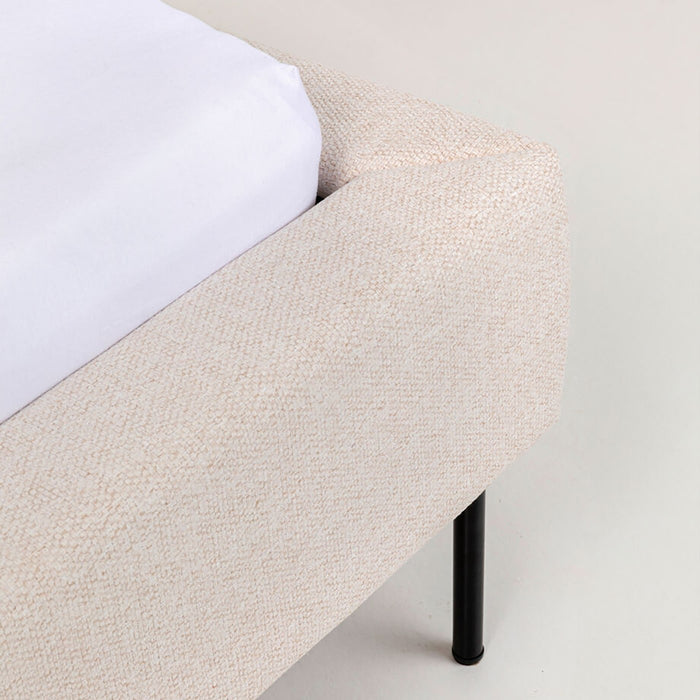 Bed East Side beige 100x200cm Kare Design