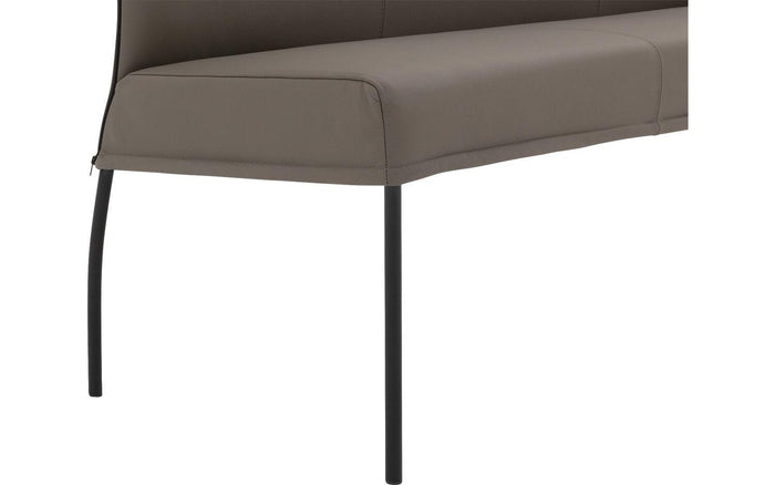 Goossens Eetkamerbank Funk, Zonder arm, 210 cm breed