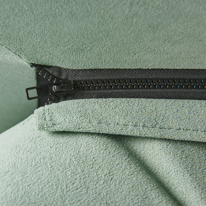 Beliani - BAJONNA - Tweepersoonsbed - Mintgroen - 180 x 200 cm - Stof