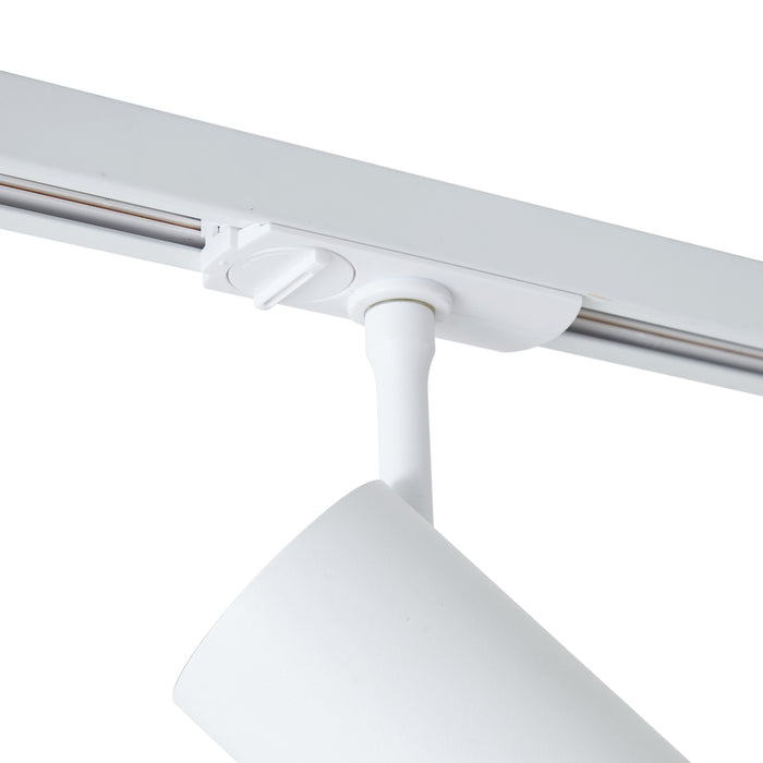 QAZQA Moderne spot wit voor railsysteem 1-fase incl. LED draai- en