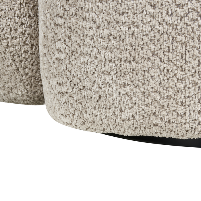 Beliani - TORE - Draaifauteuil - Beige - Polyester