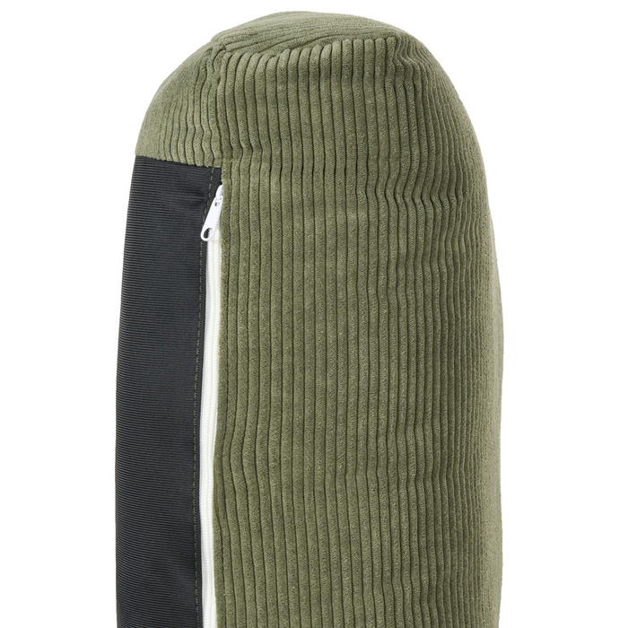 Beliani - SIGGARD - Hoekbank - Groen - Linkszijdig - Corduroy