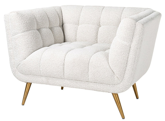 Richmond Interiors Huxley Fauteuil Wit Bouclé