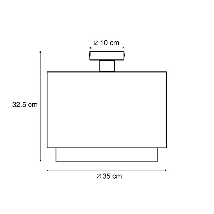 QAZQA Kinder plafondlamp zwart met ruimteschip en sterren - Harrie in