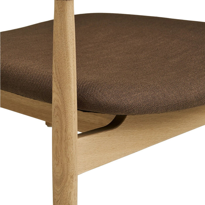 House Nordic Olvera Loungestoel Eiken | Bruin