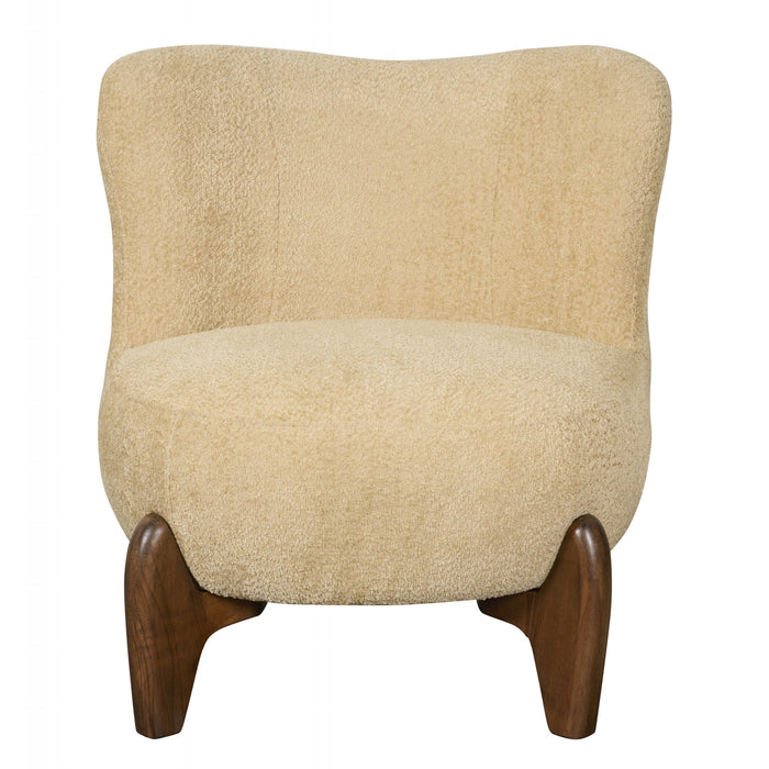 Fauteuil Bara - Beige|Creme - Textiel - 74x80x77cm (BxHxD)