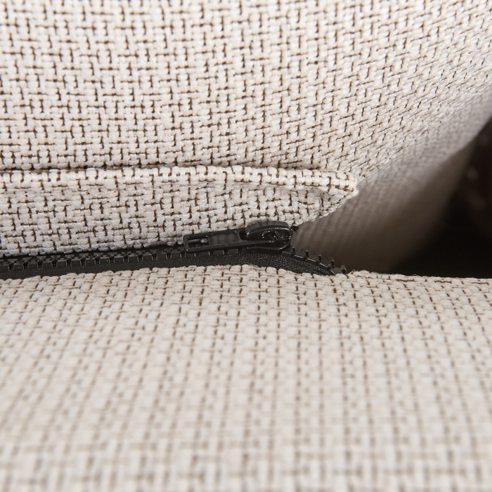 Beliani - BAJONNA - Tweepersoonsbed - Beige - 180 x 200 cm - Stof