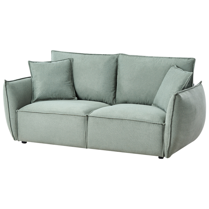 Beliani - KUNES - Woonkamerset - Lichtgroen - Polyester