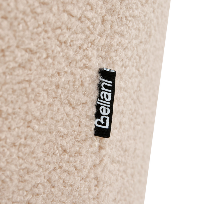 Beliani - EIBY - Fauteuil - Beige - Bouclé