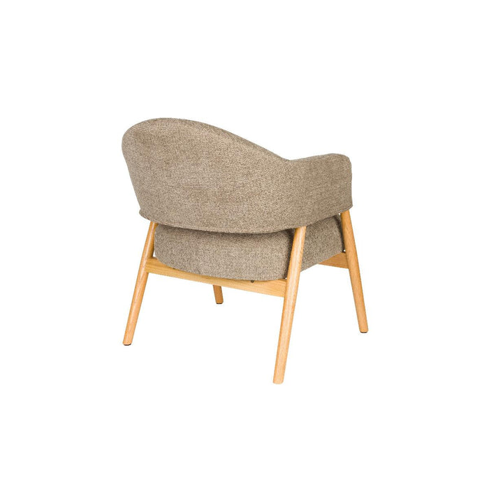 Puur Clay fauteuil hout - donkerbruin