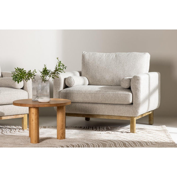 Svea - Nasser fauteuil - boucle - beige