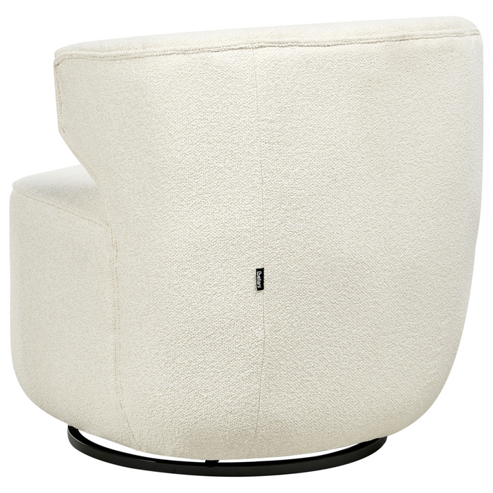 Beliani - MOLLEBY - Fauteuil - Off-white - Bouclé